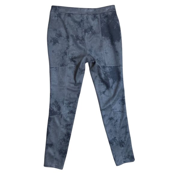 Tahari‎ Faux Suede Seamed Ponte Legging in Gray Size XS - Picture 1 of 5